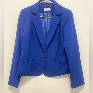 Free blue blazer in medium
